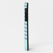 Coques Case-Mate iPhone Chevron bleu (Dos/Gauche)