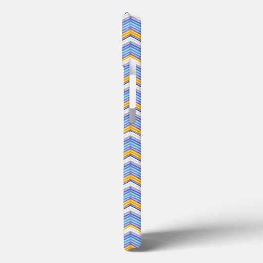 Coques Case-Mate iPhone Chevron bleu (Verso / Gauche)
