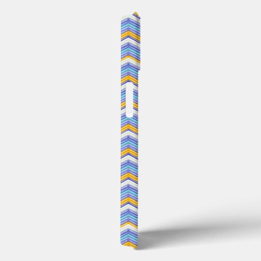 Coques Case-Mate iPhone Chevron bleu (Verso / Droite)