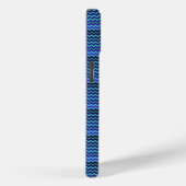 Coques Case-Mate iPhone chevron bleu marine ancre (Verso / Droite)