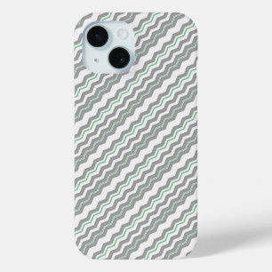 Coque Pour iPhone 15 Chevron Diagonal moderne avec n'importe quel détai