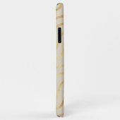 Coques Case-Mate iPhone Chevron d'or sur Taupe (Dos/Droite)