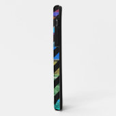 Coques Case-Mate iPhone chevron et rayures de chouette (Dos/Gauche)