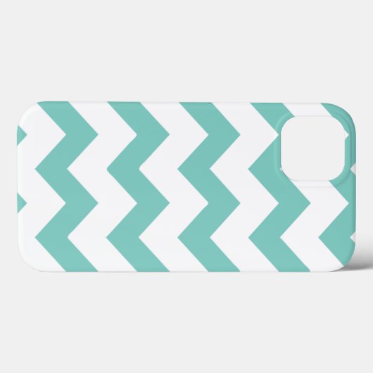 Coques Case-Mate iPhone Chevron menthe (Verso (horizontal))