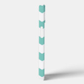 Coques Case-Mate iPhone Chevron menthe (Verso / Droite)