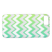 Coques Case-Mate iPhone Chevron motif citron vert turquoise aqua ombre élé (Dos (Horizontal))