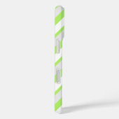 Coques Case-Mate iPhone Chevron motifs rayures vert turquoise aqua ombre (Verso / Droite)