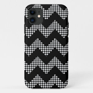 Etui iPhone Case-Mate chevron noir avec tuiles