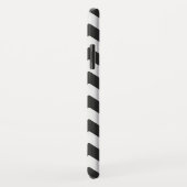 Coques Case-Mate iPhone Chevron noir blanc (Dos/Droite)