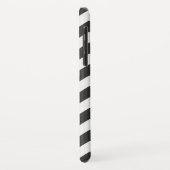 Coques Case-Mate iPhone Chevron noir blanc (Dos/Gauche)