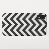 Coques Case-Mate iPhone Chevron noir blanc (Dos (Horizontal))