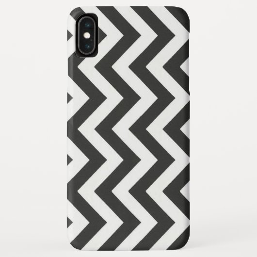 Coques Case-Mate iPhone Chevron noir blanc (Dos)