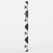 Coques Case-Mate iPhone Chevron noir blanc (Dos/Droite)
