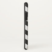 Coques Case-Mate iPhone Chevron noir blanc (Dos/Droite)
