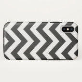 Coques Case-Mate iPhone Chevron noir blanc (Dos (Horizontal))