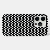 Coques Case-Mate iPhone Chevron noir et blanc (Verso (horizontal))