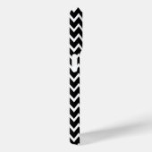 Coques Case-Mate iPhone Chevron noir et blanc (Verso / Droite)