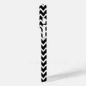 Coques Case-Mate iPhone Chevron noir et blanc (Verso / Gauche)