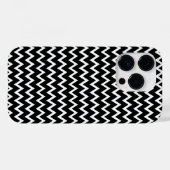 Coques Case-Mate iPhone Chevron noir et blanc (Verso (horizontal))