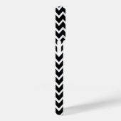 Coques Case-Mate iPhone Chevron noir et blanc (Verso / Droite)
