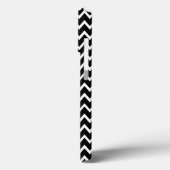 Coques Case-Mate iPhone Chevron noir et blanc (Verso / Gauche)