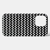 Coques Case-Mate iPhone Chevron noir et blanc (Verso (horizontal))