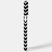 Coques Case-Mate iPhone Chevron noir et blanc (Verso / Droite)