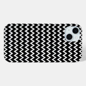 Coques Case-Mate iPhone Chevron noir et blanc (Verso (horizontal))