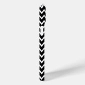 Coques Case-Mate iPhone Chevron noir et blanc (Verso / Droite)