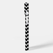 Coques Case-Mate iPhone Chevron noir et blanc (Verso / Gauche)