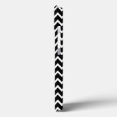 Coques Case-Mate iPhone Chevron noir et blanc (Verso / Gauche)