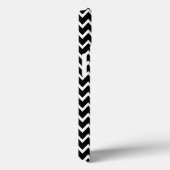 Coques Case-Mate iPhone Chevron noir et blanc (Verso / Droite)