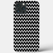 Coques Case-Mate iPhone Chevron noir et blanc (Verso)