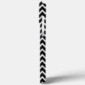 Coques Case-Mate iPhone Chevron noir et blanc (Verso / Gauche)