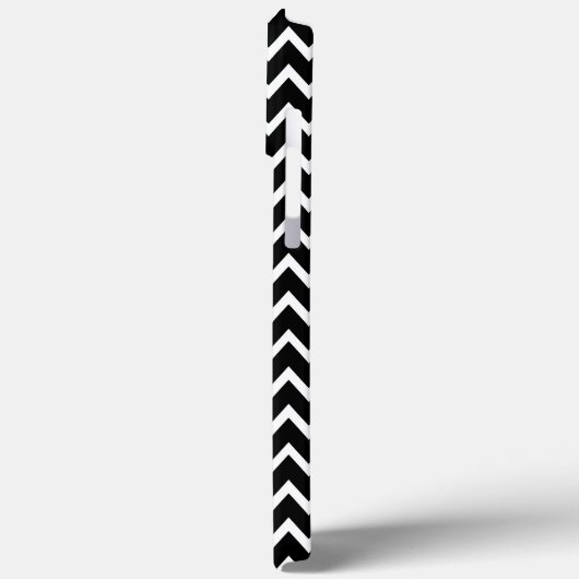 Coques Case-Mate iPhone Chevron noir et blanc (Verso / Gauche)