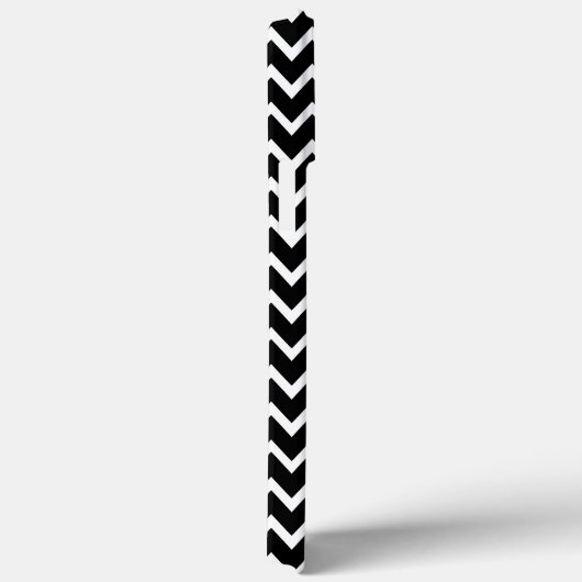 Coques Case-Mate iPhone Chevron noir et blanc (Verso / Droite)