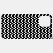 Coques Case-Mate iPhone Chevron noir et blanc (Verso (horizontal))