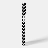 Coques Case-Mate iPhone Chevron noir et blanc (Verso / Droite)