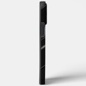 Coques Case-Mate iPhone Chevron noir monogramme élégant (Verso / Droite)
