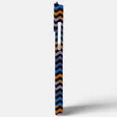 Coques Case-Mate iPhone Chevron noir orange Zigzag (Verso / Gauche)
