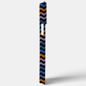 Coques Case-Mate iPhone Chevron noir orange Zigzag (Verso / Droite)
