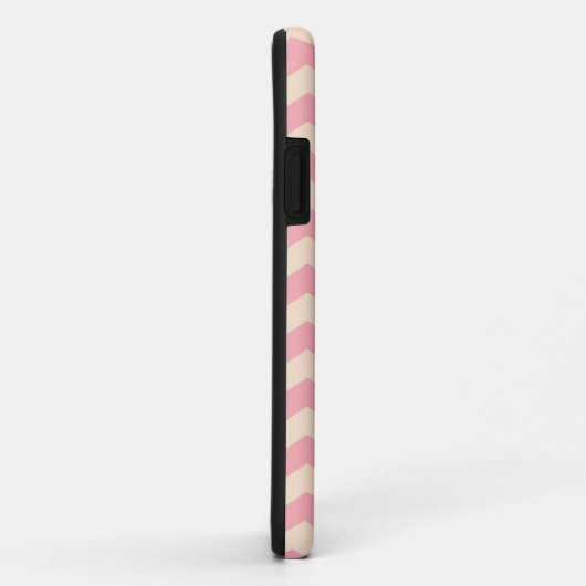 Coques Case-Mate iPhone Chevron rose (Dos/Droite)