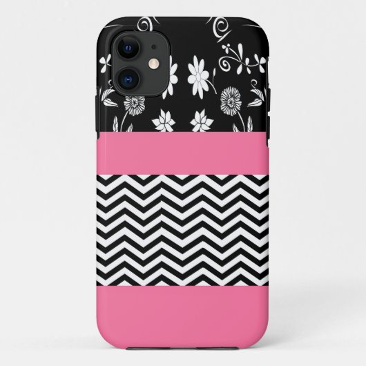 Coques Case-Mate iPhone chevron rose (Dos)
