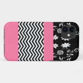 Coques Case-Mate iPhone chevron rose (Dos (Horizontal))