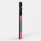 Coques Case-Mate iPhone chevron rose (Dos/Droite)