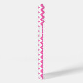 Coques Case-Mate iPhone Chevron rose et noir par Shirley Taylor (Verso / Droite)