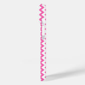Coques Case-Mate iPhone Chevron rose et noir par Shirley Taylor (Verso / Gauche)
