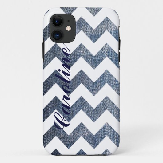Coques Case-Mate iPhone chevron v-stripes personnalisées (Dos)