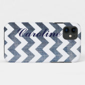 Coques Case-Mate iPhone chevron v-stripes personnalisées (Dos (Horizontal))