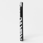 Coques Case-Mate iPhone Chevron Vache noir et blanc (Dos/Gauche)